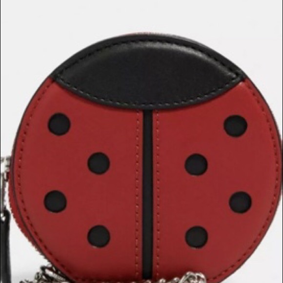 Coach Ladybug Print Tote, Full Size Wallet n Pouch - Picture 4 of 6